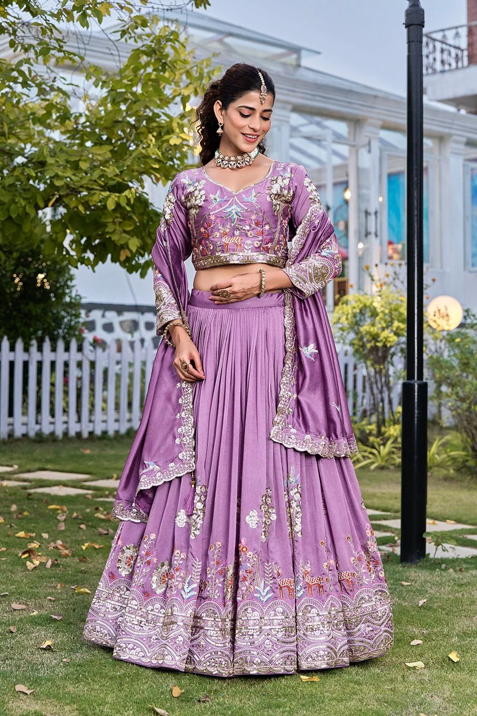 Embroidered Lehenga Set