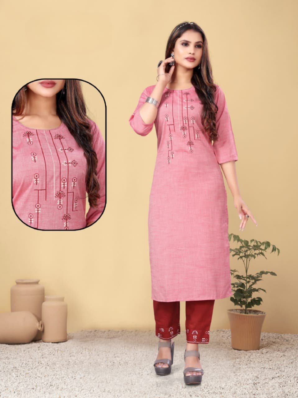 Kurti With Bottom