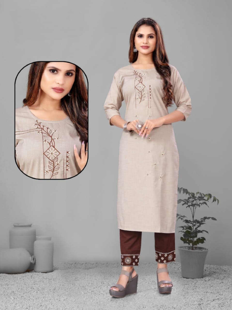 Kurti With Bottom