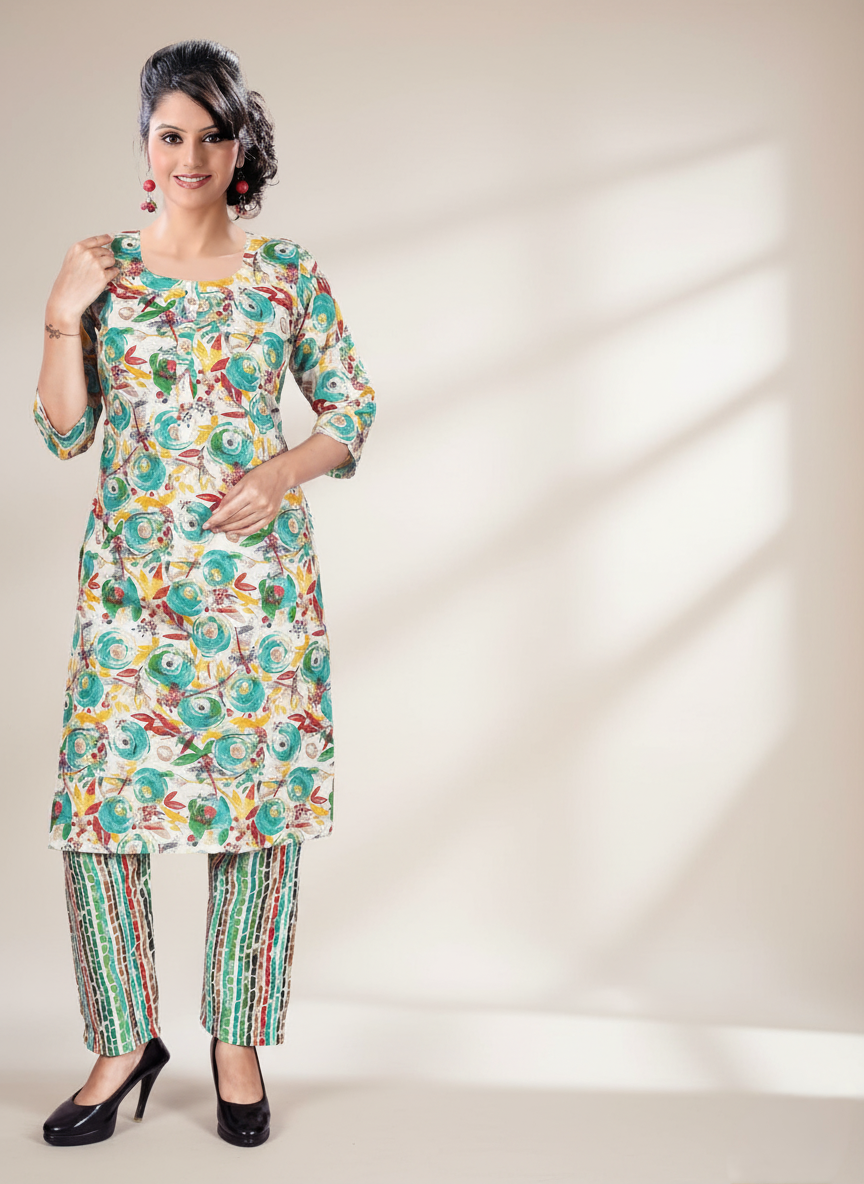 Kurti With Bottom