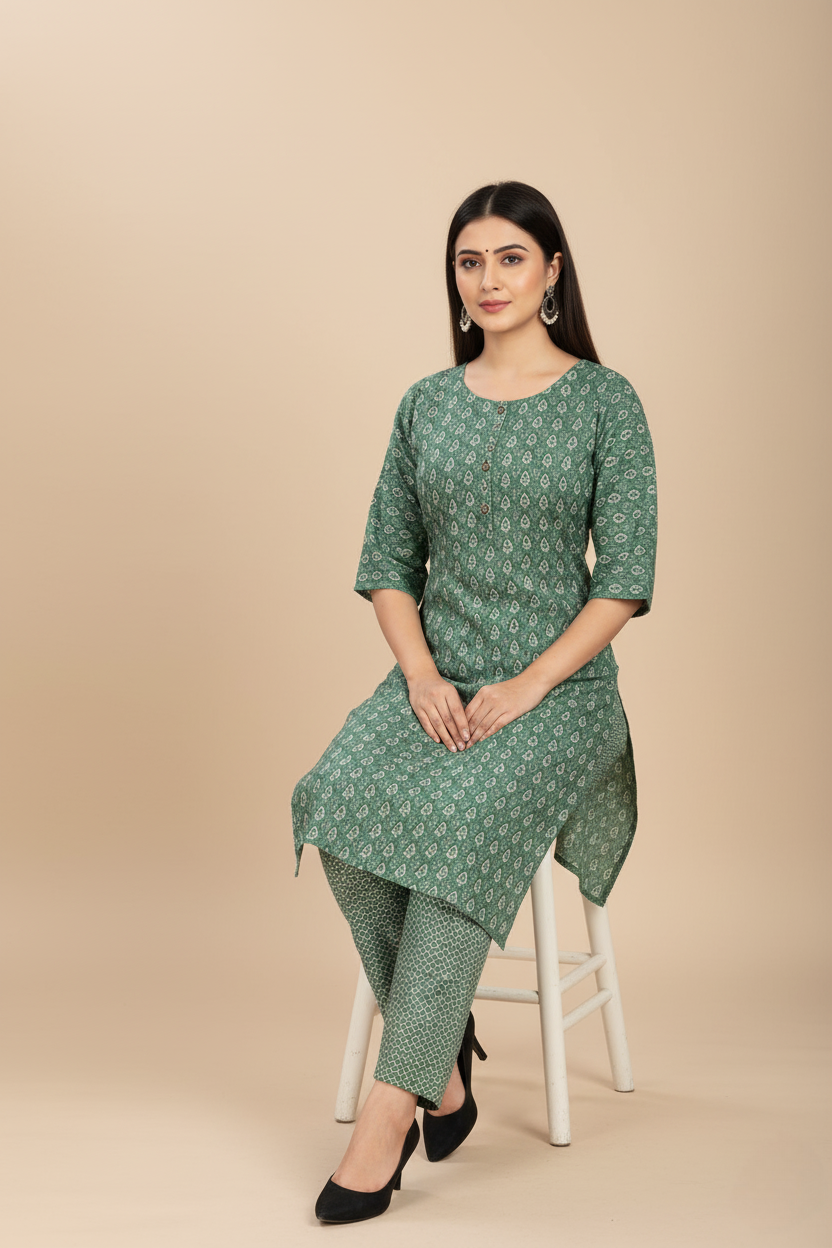 Kurti With Bottom