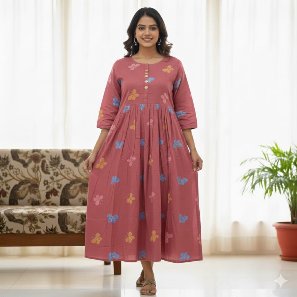 Floral Printed Long Maxi Dress