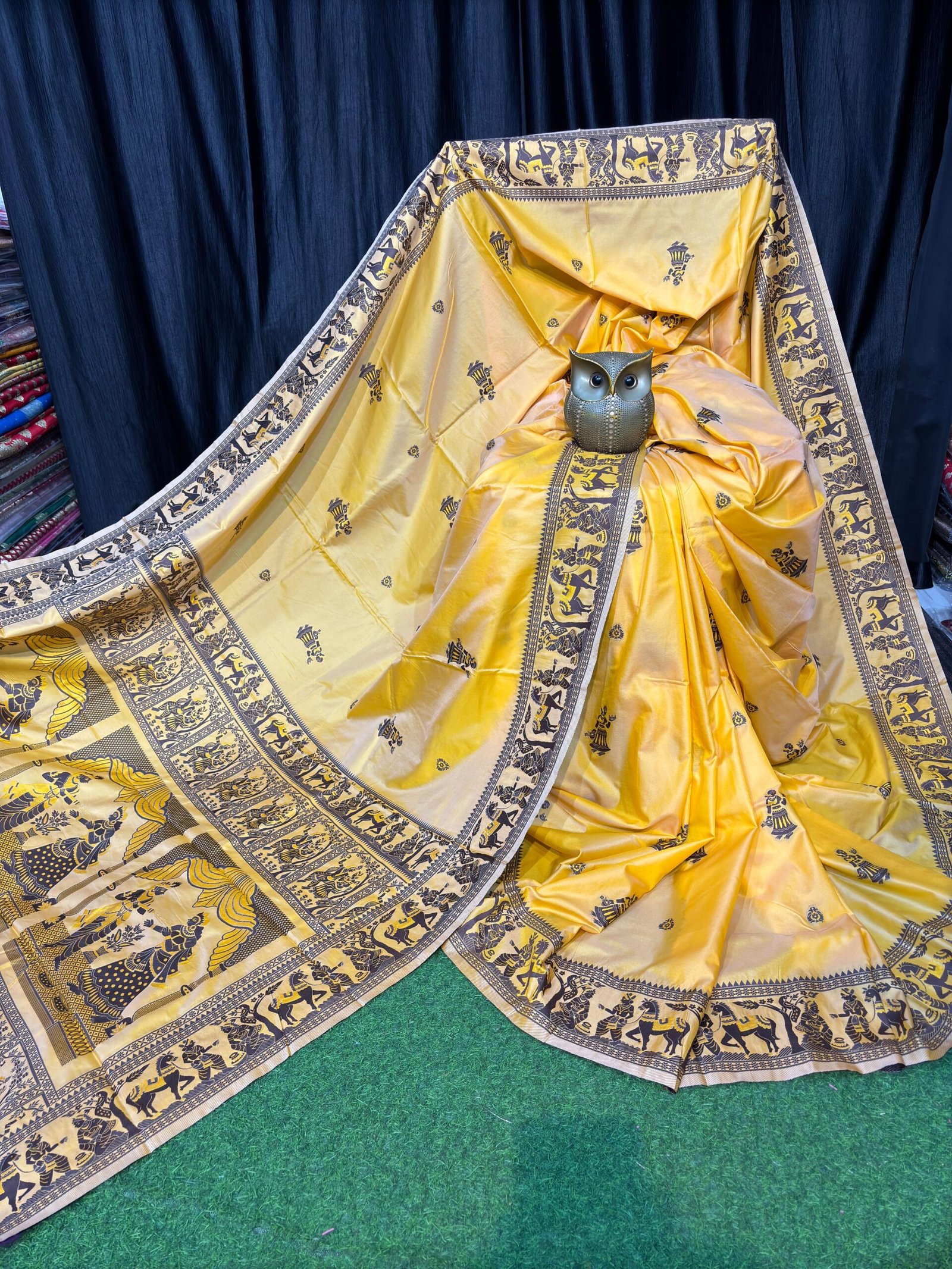 Handcrafted Bishnupuri Silk Saree