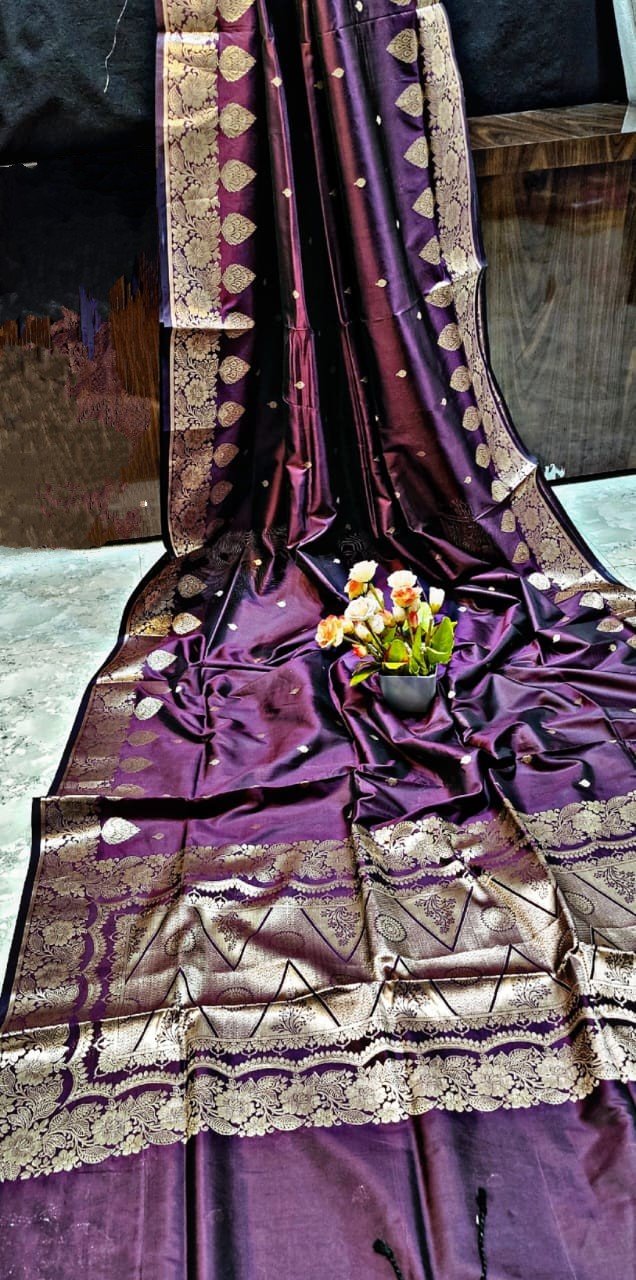 Handcrafted Monipuri Resham Silk Saree – Silk Mark Certified with Blouse Piece