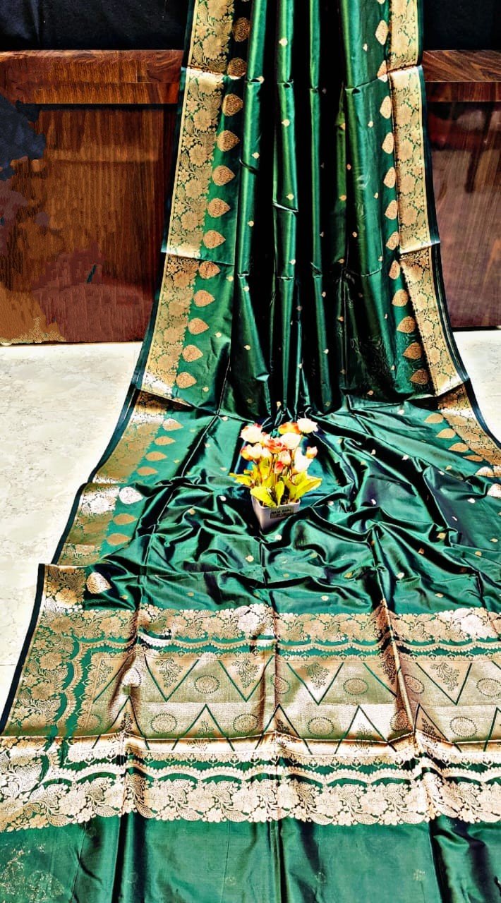 Handcrafted Monipuri Resham Silk Saree – Silk Mark Certified with Blouse Piece