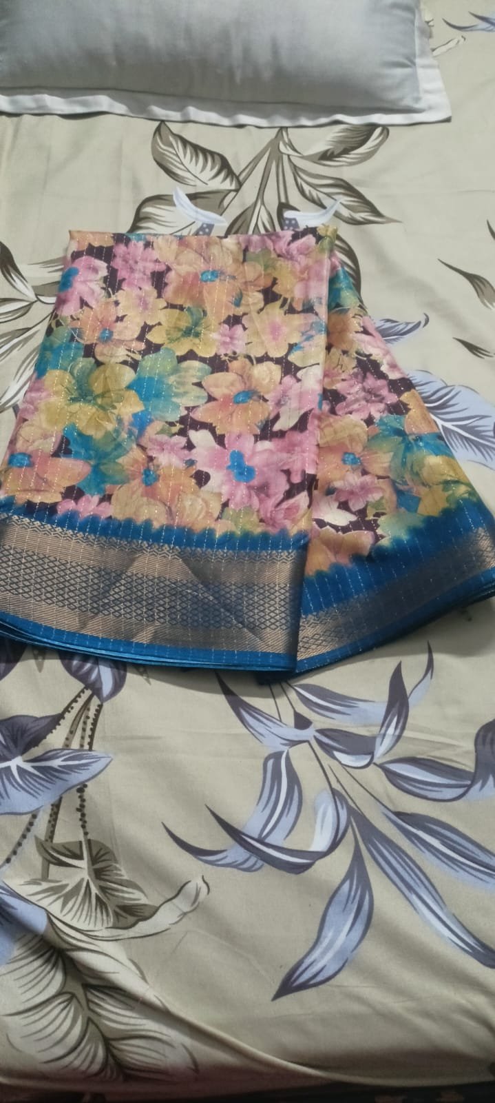 Traditional Banarasi Silk Saree with Zari Weaving 