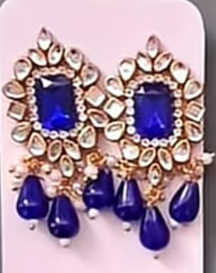 Blue Stone Earrings