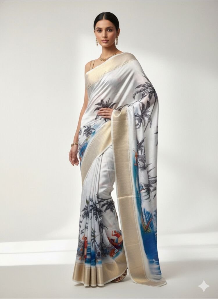 Soft Silk Occeanic Prints