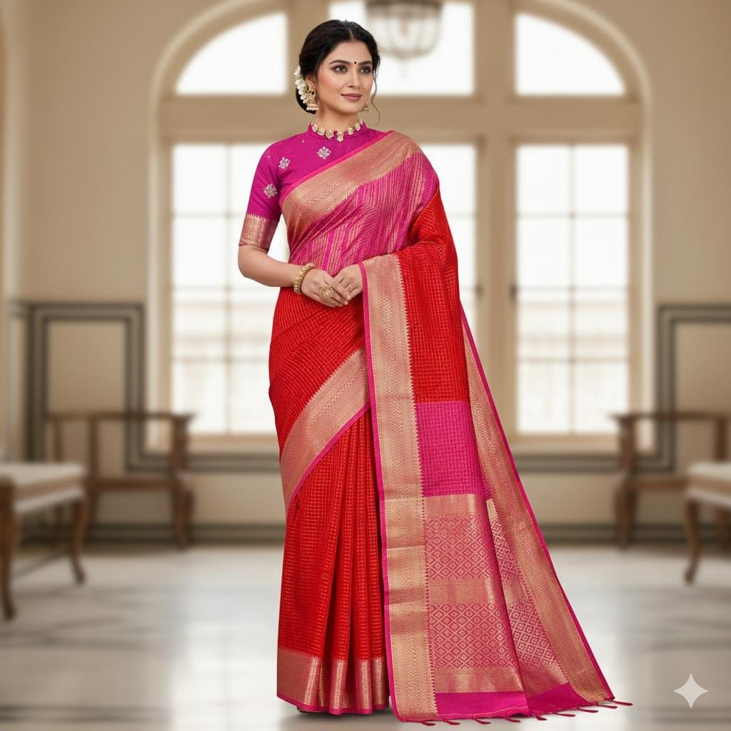 Semi Mysore Silk Saree