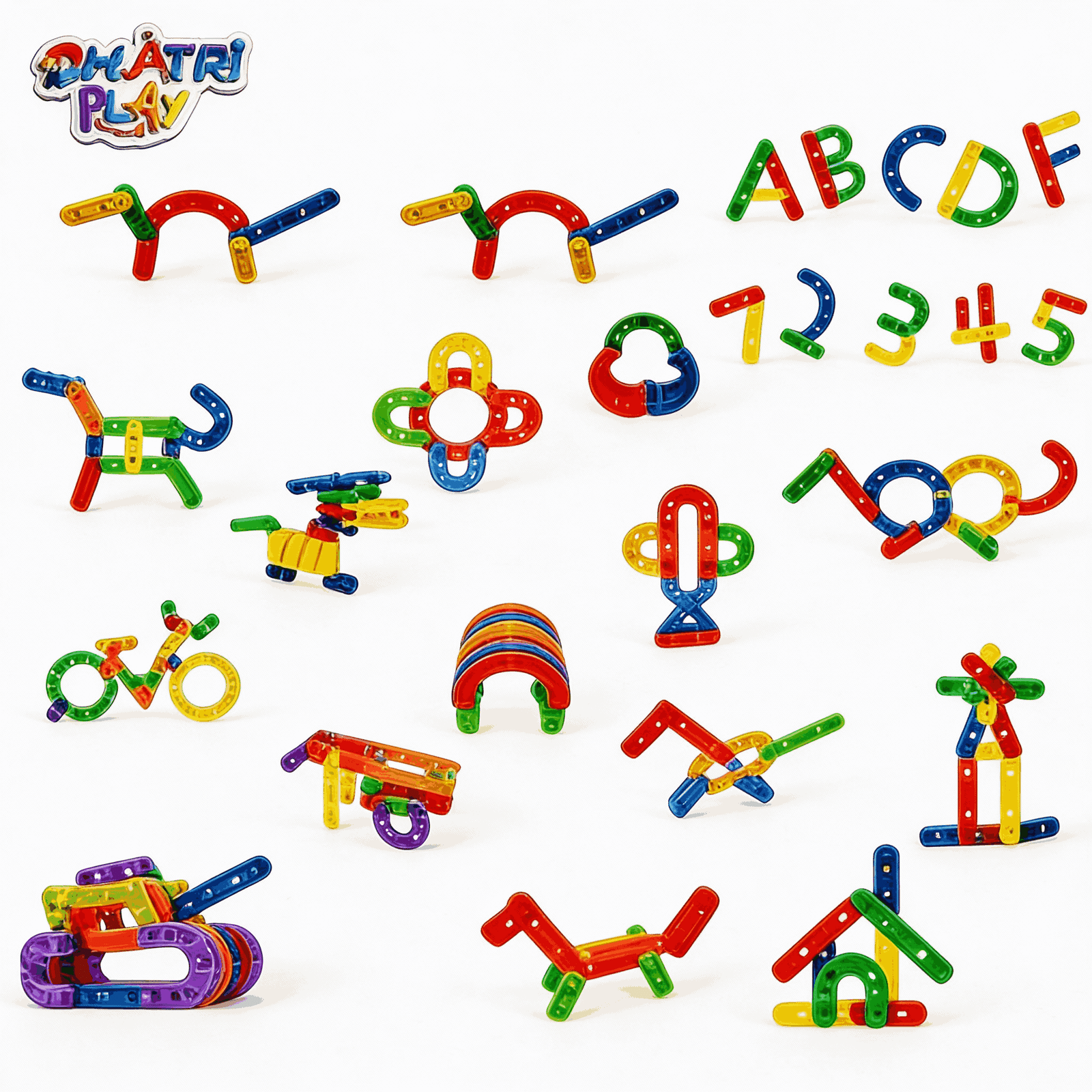 Magnetic Building Blocks Construction Set for Kids