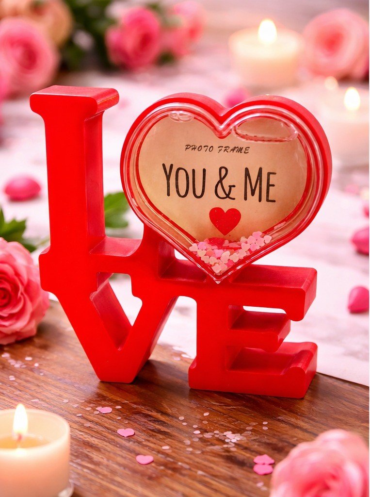 Romantic Love Frame Gift | LOVE Photo Frame Showpiece