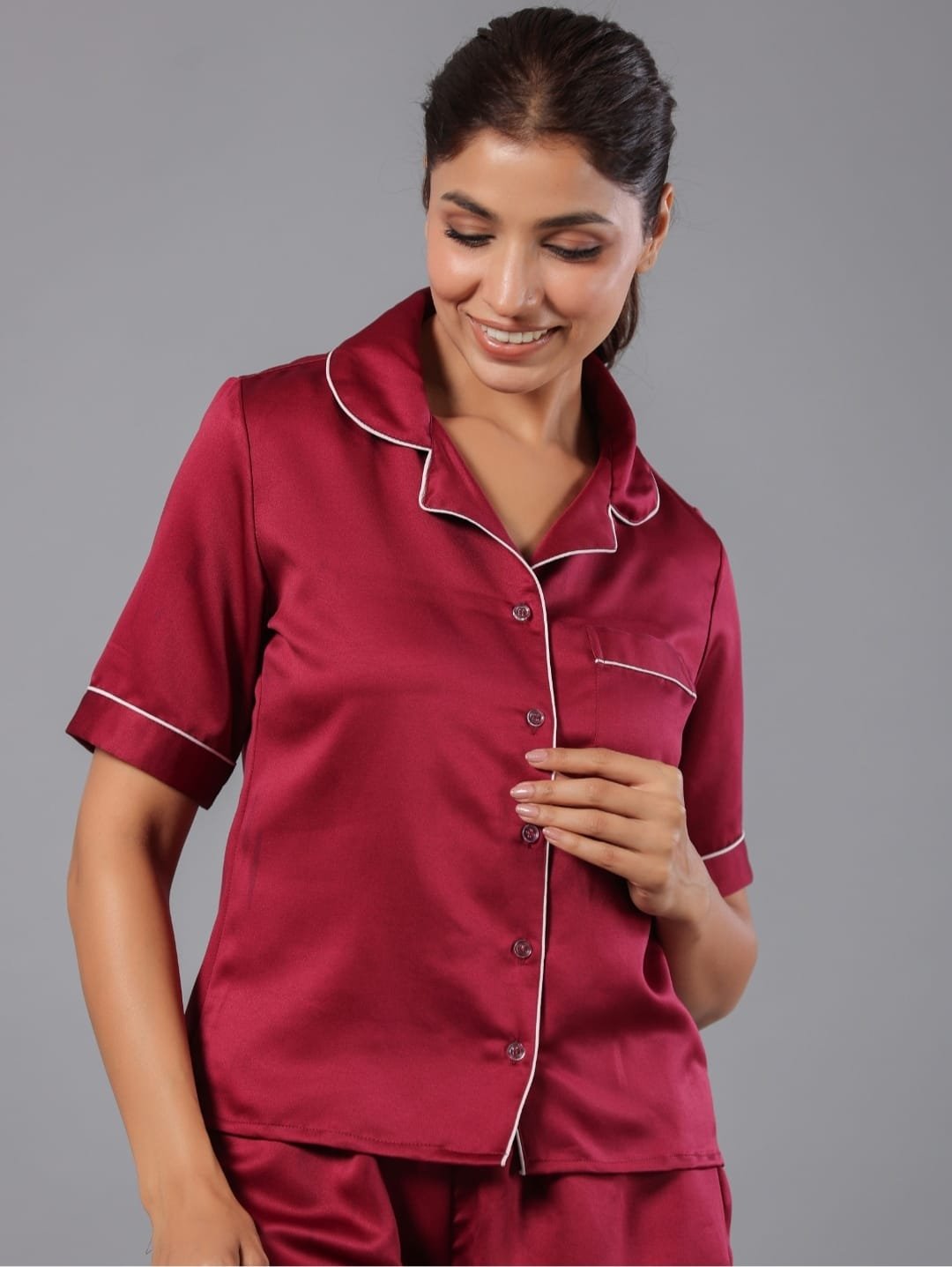 Pure Satin Night Co-Ord Set