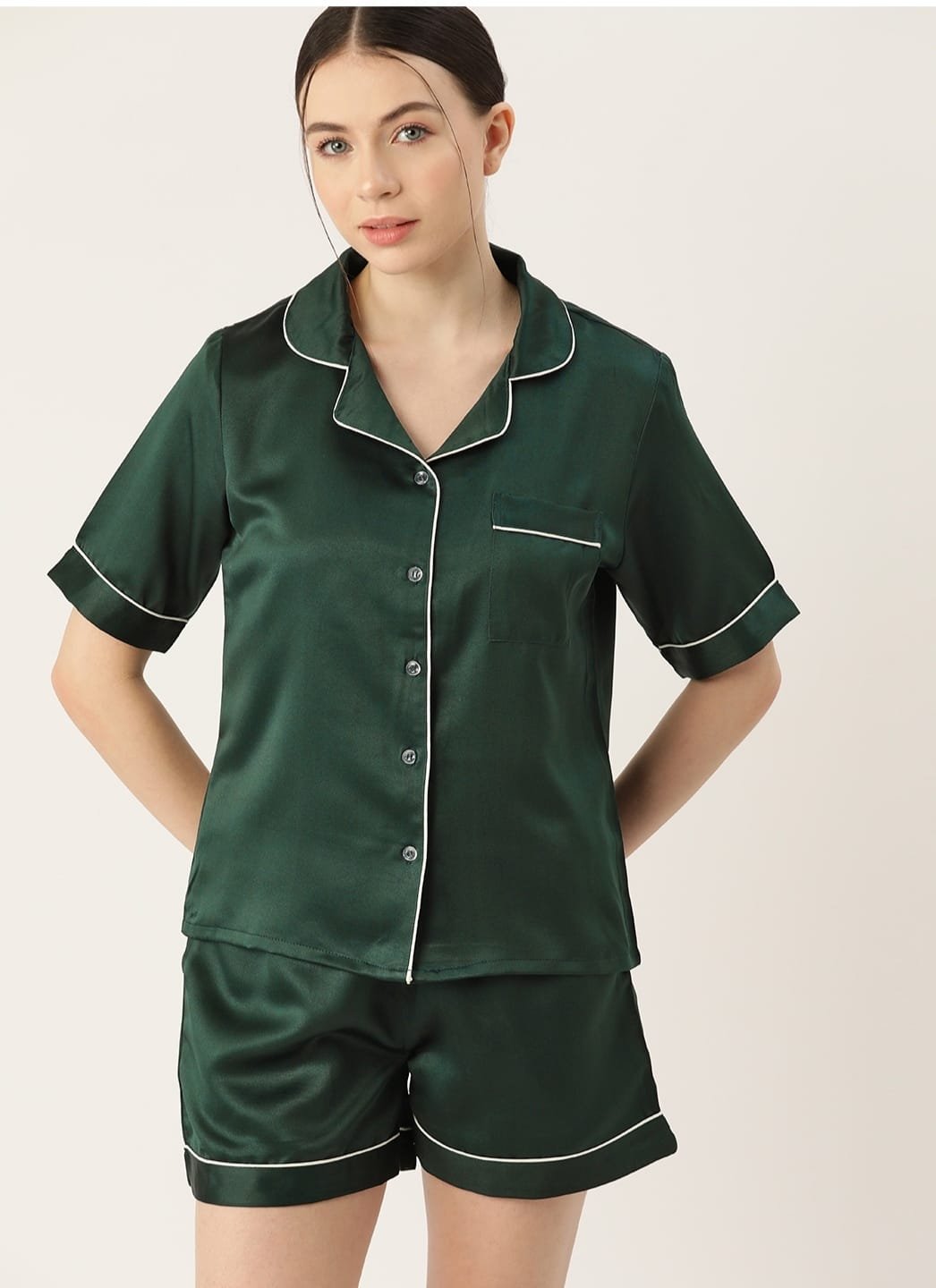 Pure Satin Night Co-Ord Set