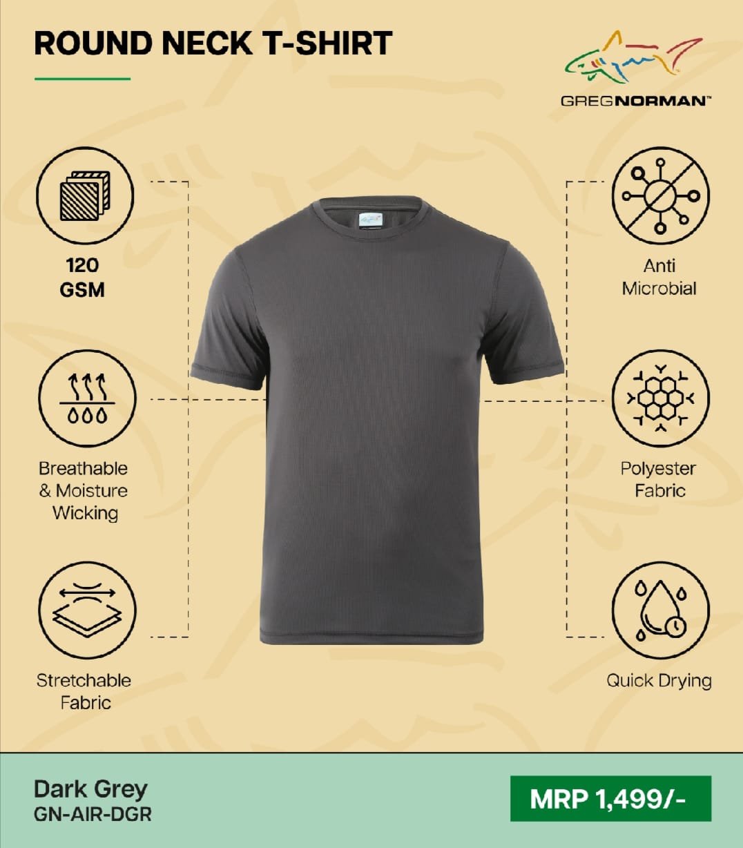 Men’s Quick Dry Round Neck T-Shirt