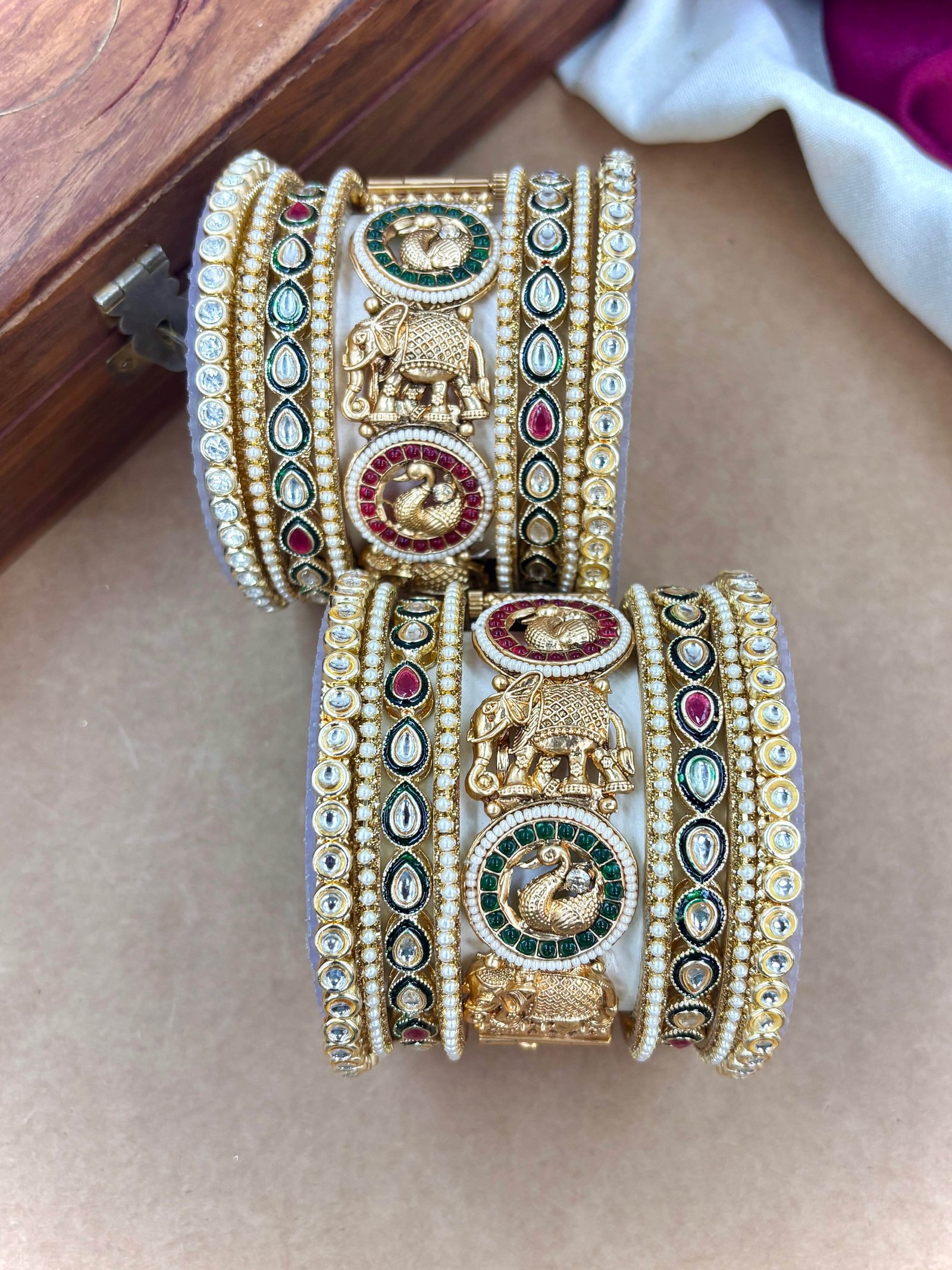 Royal Rajwada Style Bangles Set