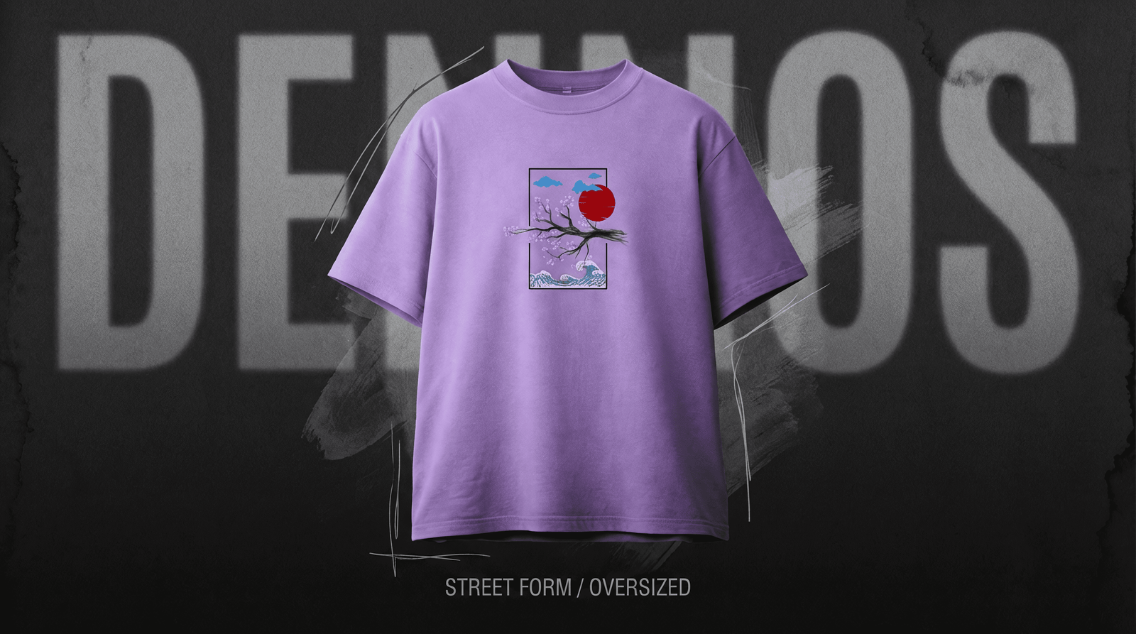 Dusk bloom Oversized T-Shirt