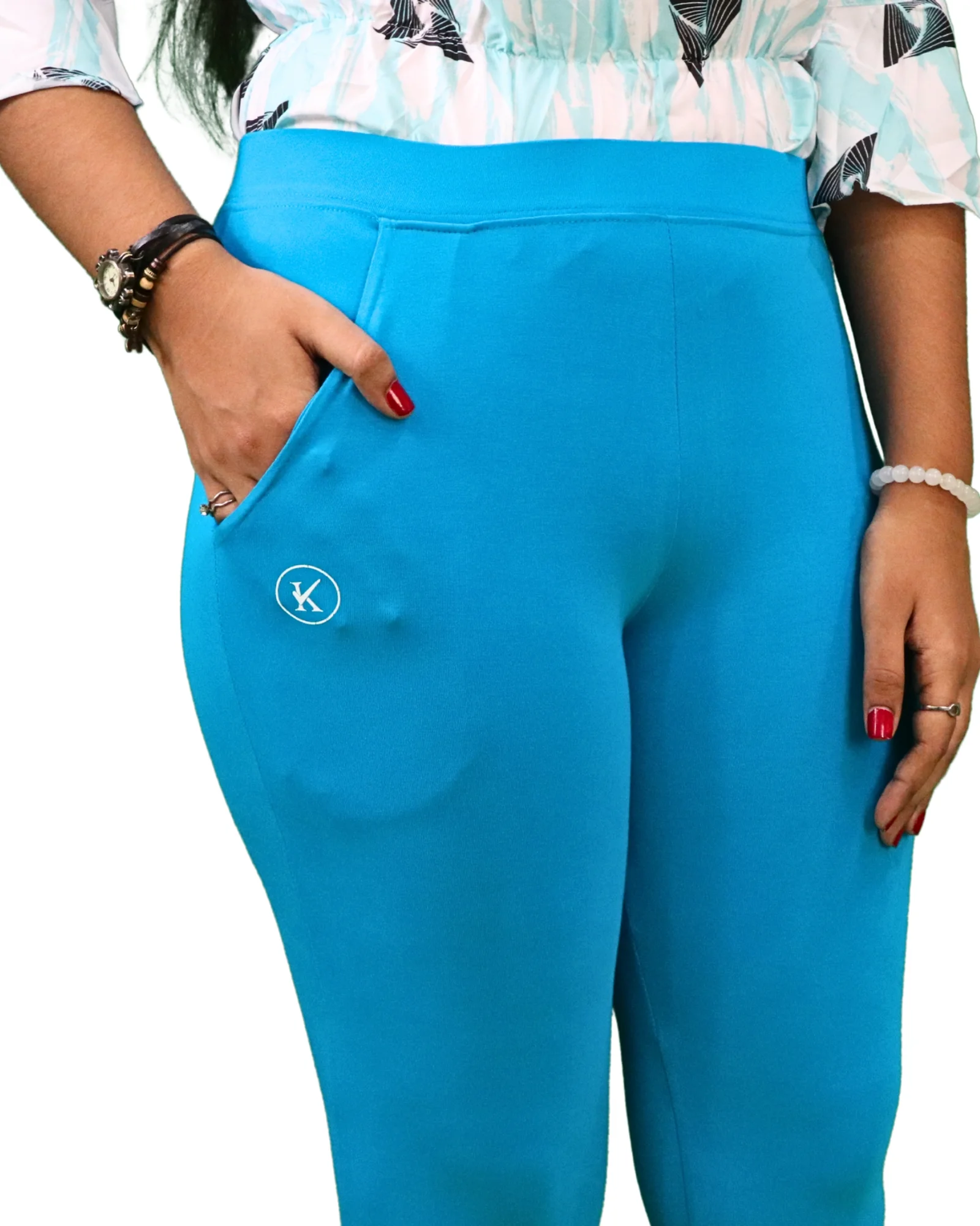 Kimai’s Ankle Length Leggings with Pocket Bio Wash Fabric 3 for Women’s Clothing online India