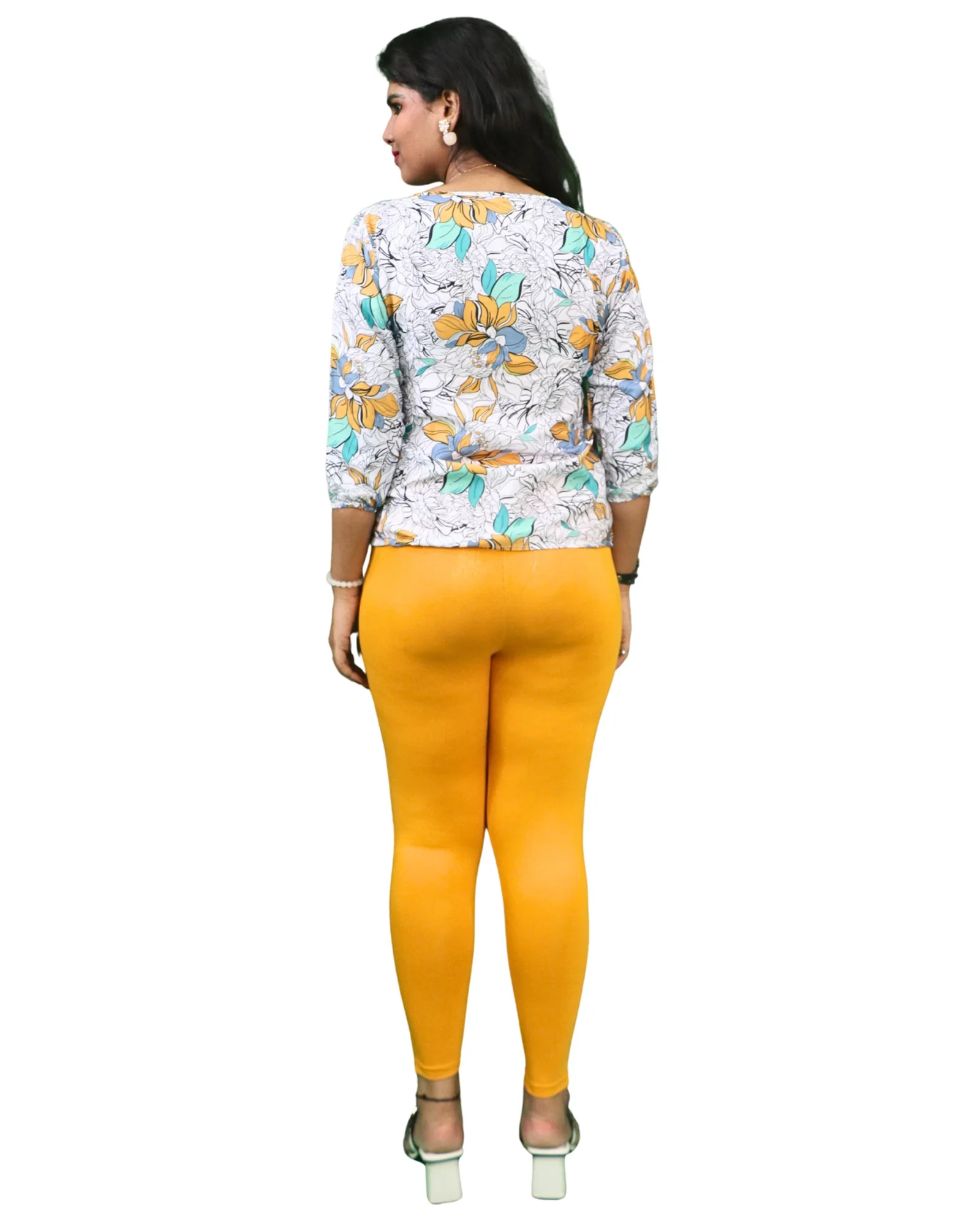 Kimai’s Ankle Length Leggings with Pocket Bio Wash Fabric 5 for Women’s Clothing online India