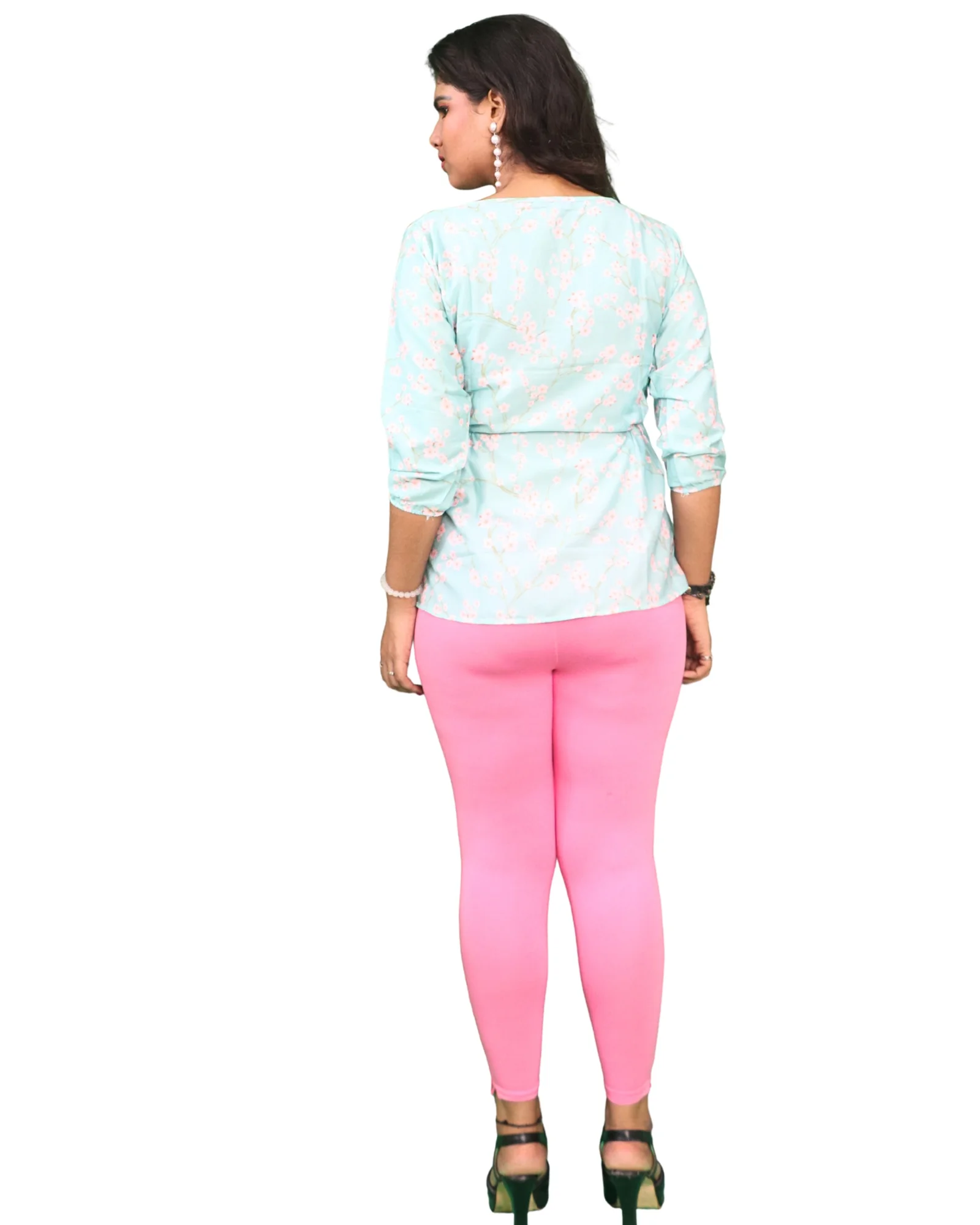 Kimai’s Ankle Length Leggings with Pocket Bio Wash Fabric 6 for Women’s Clothing online India