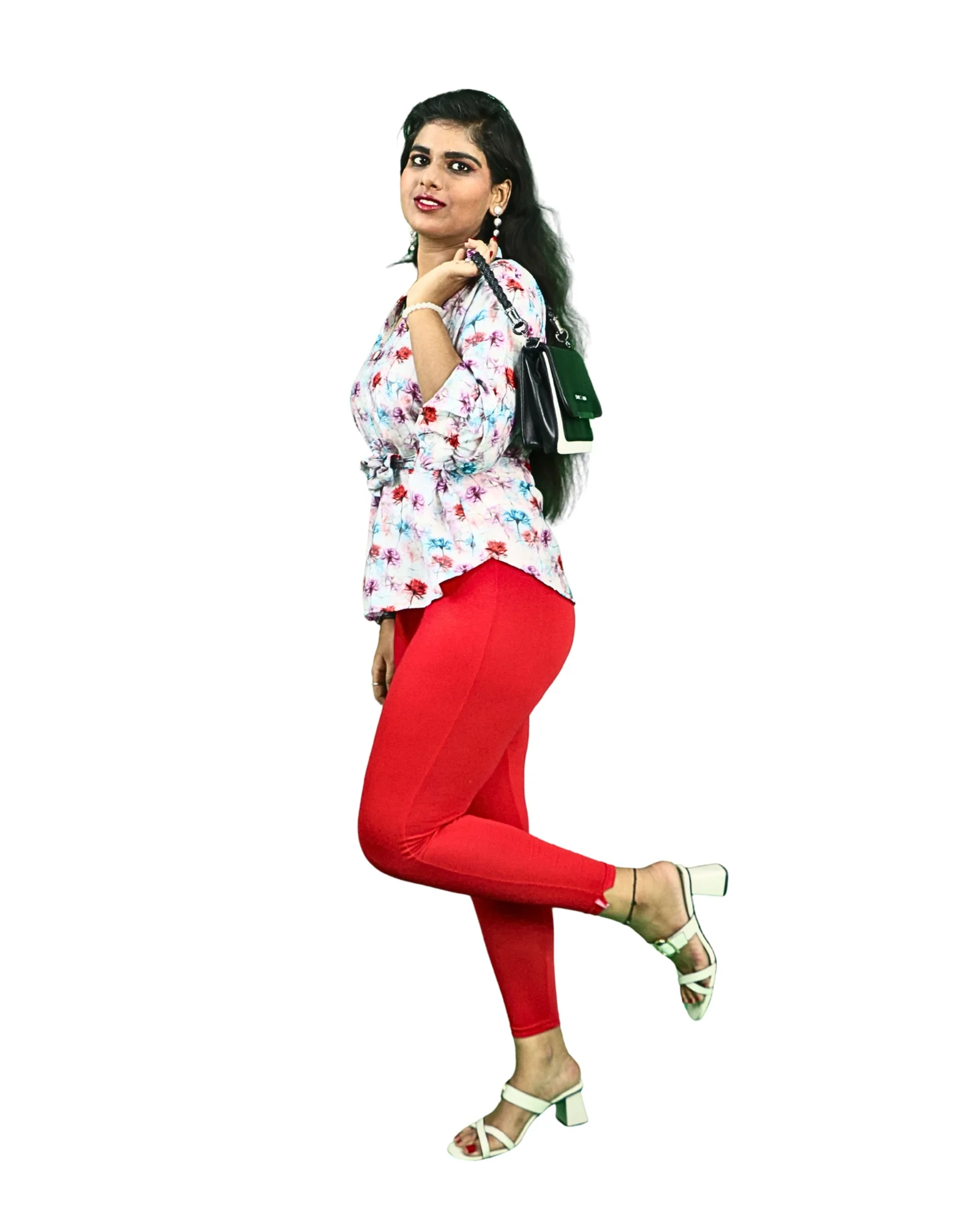 Kimai’s Ankle Length Leggings with Pocket Bio Wash Fabric 6 for Women’s Clothing online India