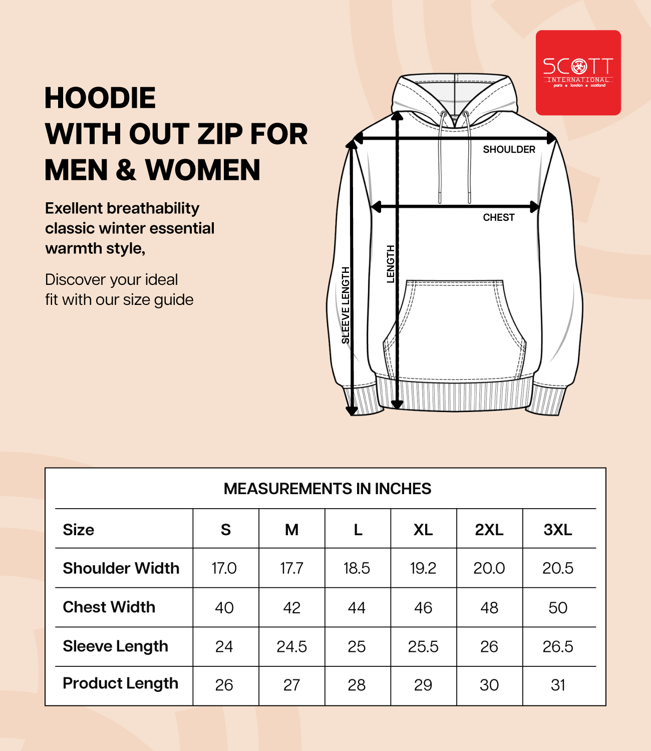 Elegant Charcoal HOODIES WITHOUT ZIP 400GSM for Top Wear online India