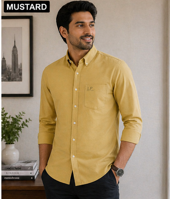 Men’s Slim Fit Solid Cotton Formal Shirt for Formal Wear online India
