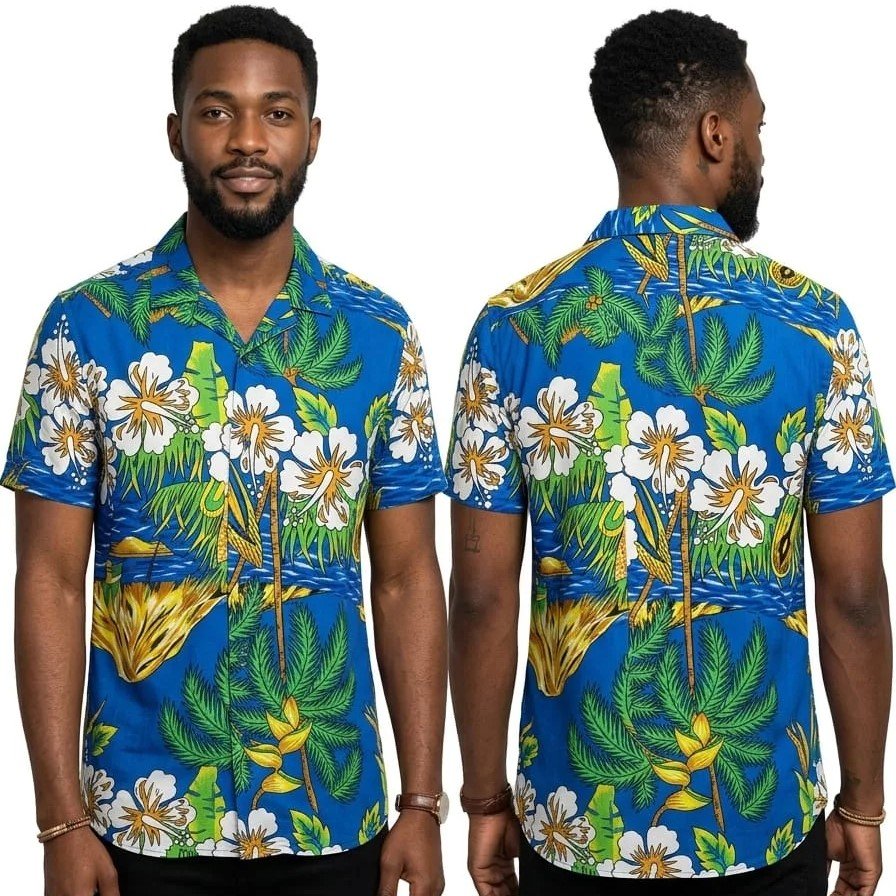 Mens elegant printed half sleeves rayon shirt for Top Wear online India