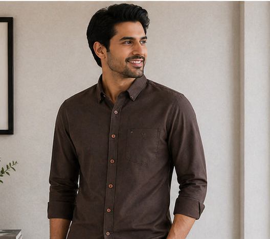 Men’s Solid Cotton Formal Shirt | Regular Fit Premium Office Wear Shirt for Men for Formal Wear online India