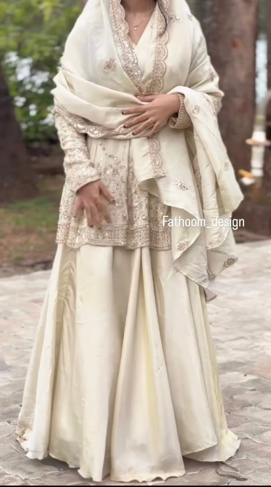 DESIGNER PARTY WEAR TOP AND LAHENGHA SET for Ethnic Wear online India