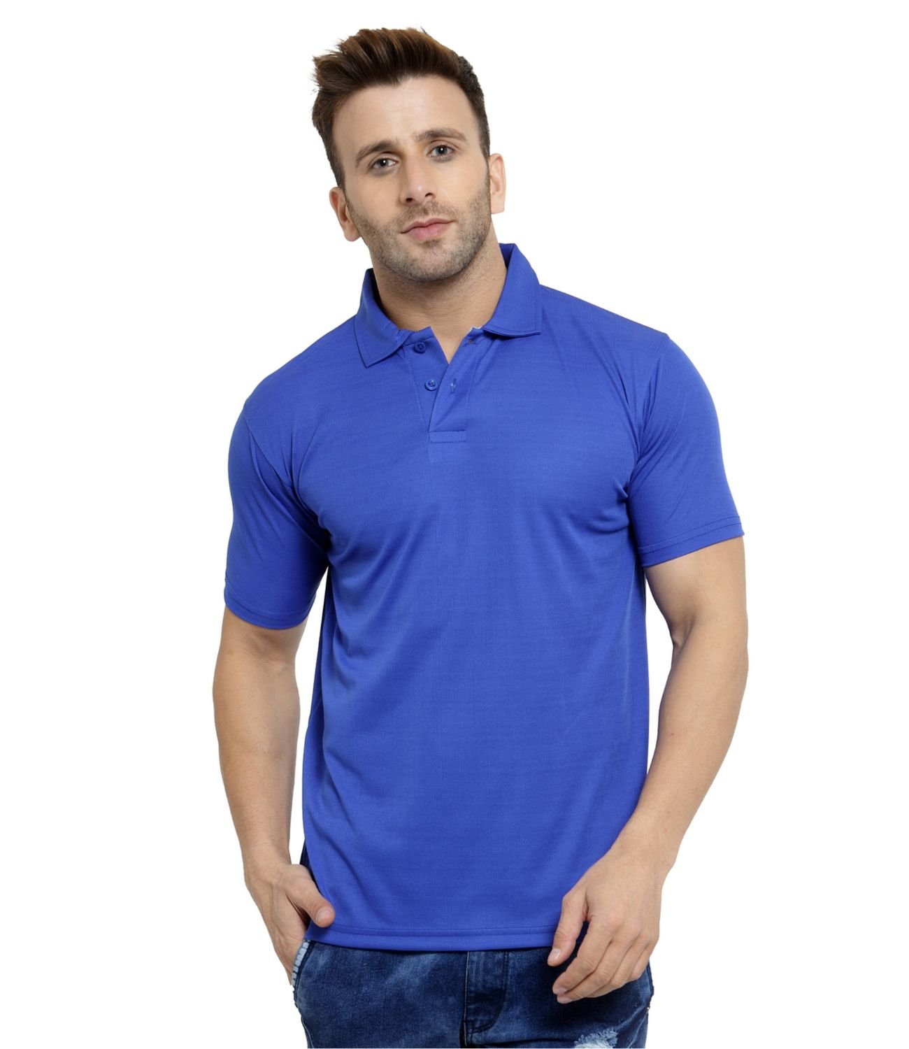 AWG Men's CRACKLE POLO TEE