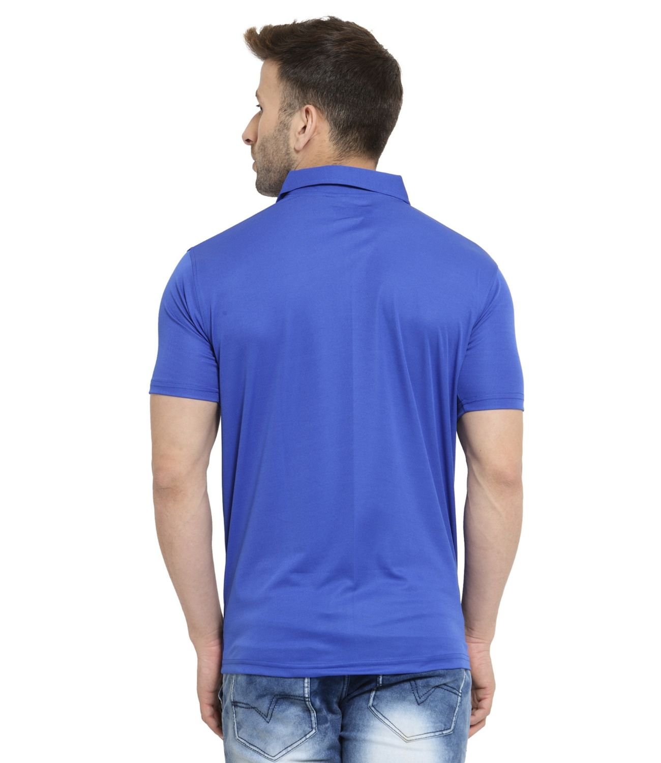 AWG Men's CRACKLE POLO TEE for Top Wear online India