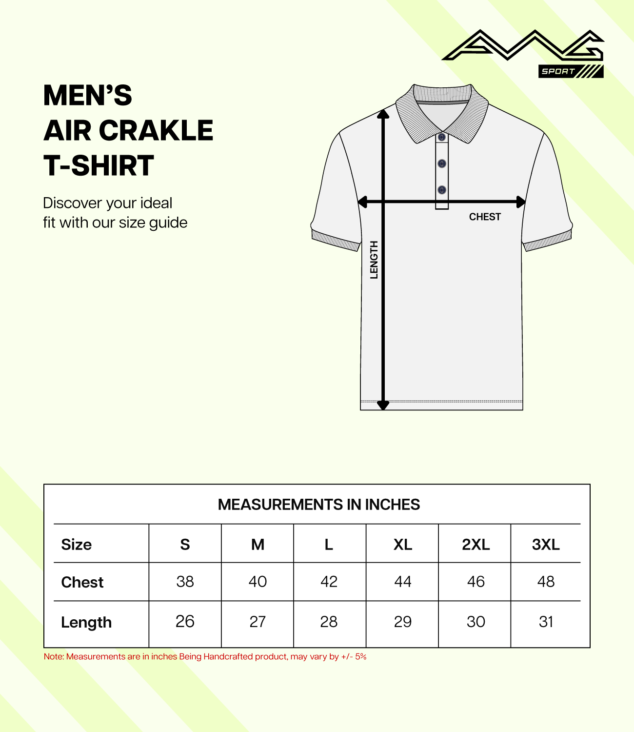 Men's AIR CRACKLE DRY FIT for Top Wear online India