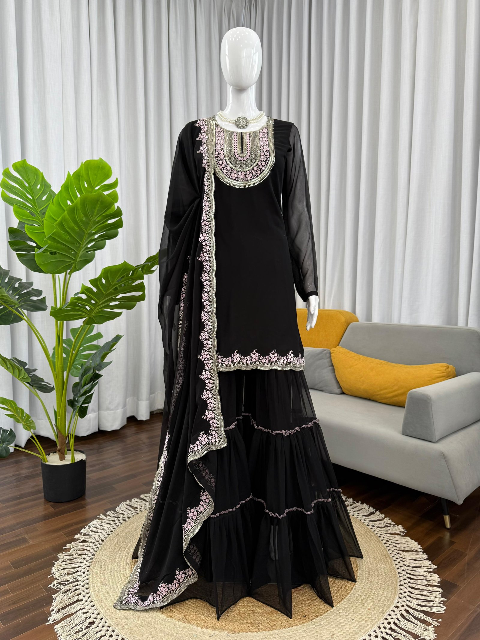 Designer Sharara Set  Elegant Ethnic Wear Dress for Ethnic Wear online India