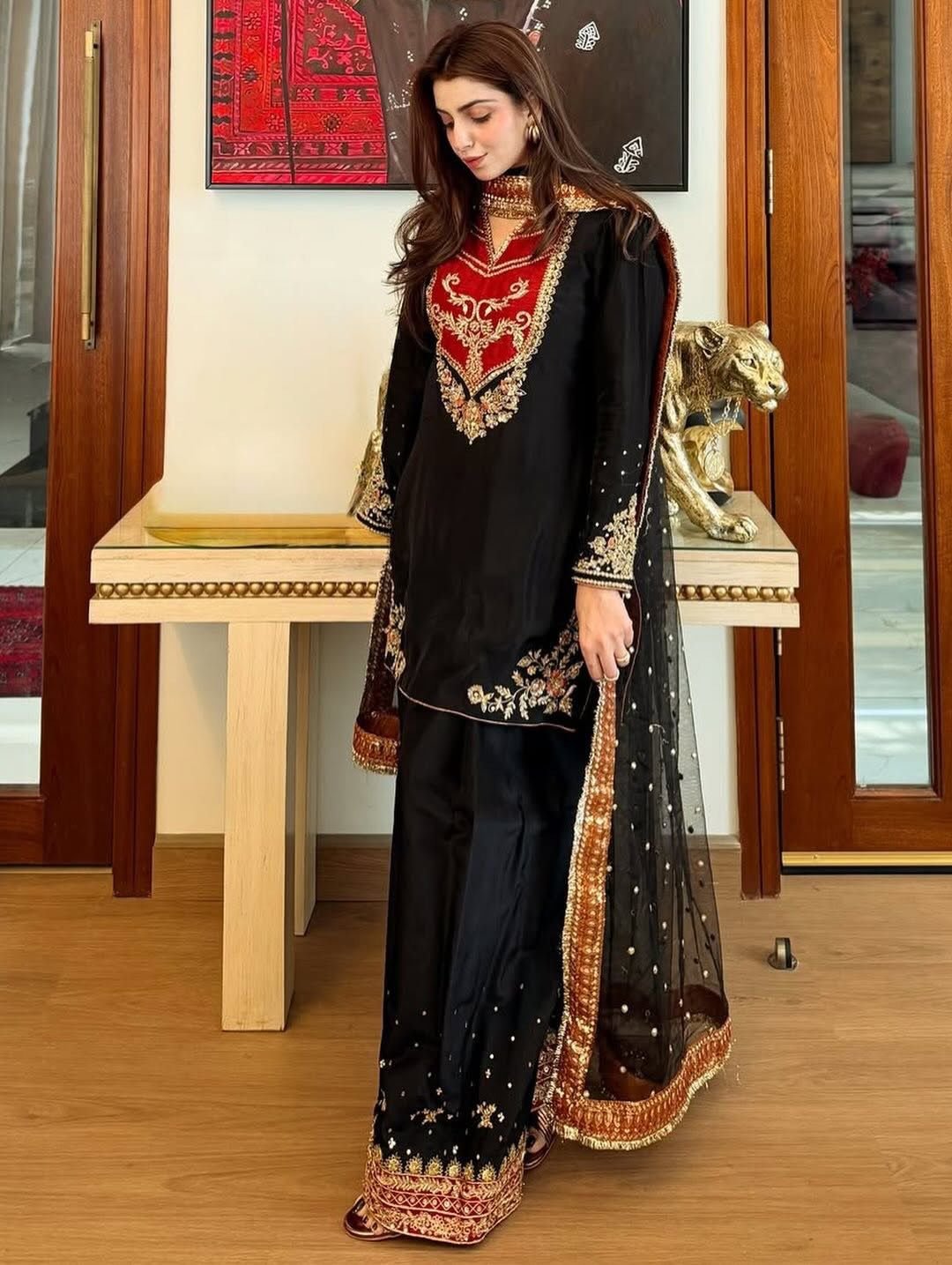 New Fancy Design Collection Top - Plazzo And Dupatta Set for Ethnic Wear online India