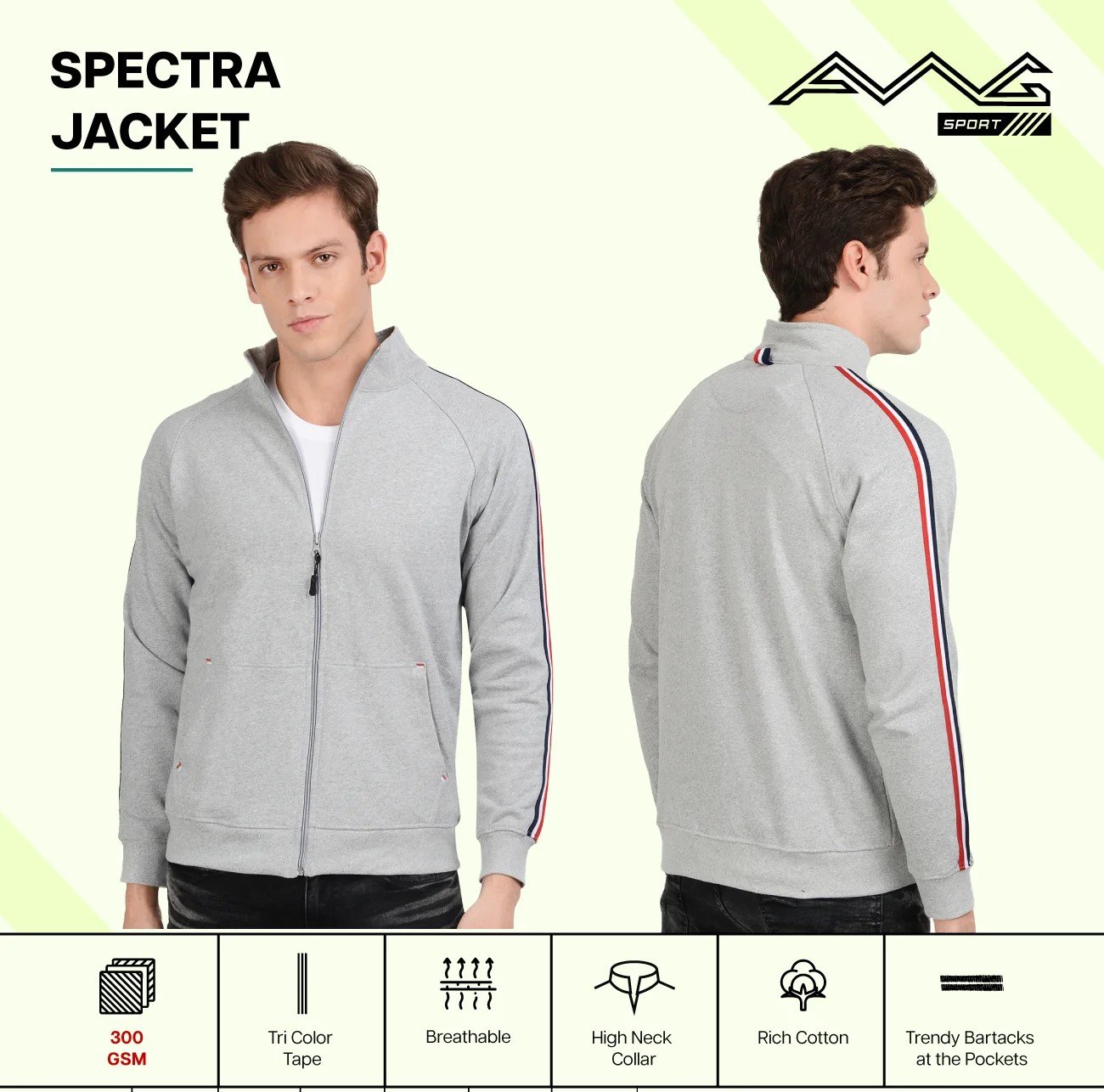 Stylish SPECTRA JACKET 300 GSM for Top Wear online India