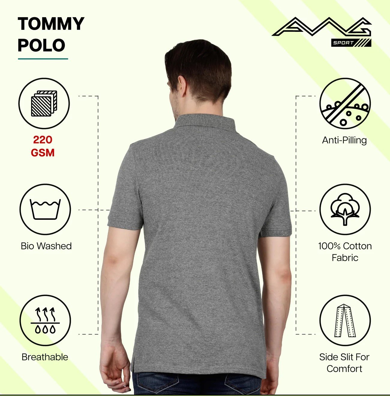 TOMMY Men's Polo T shirt for Top Wear online India