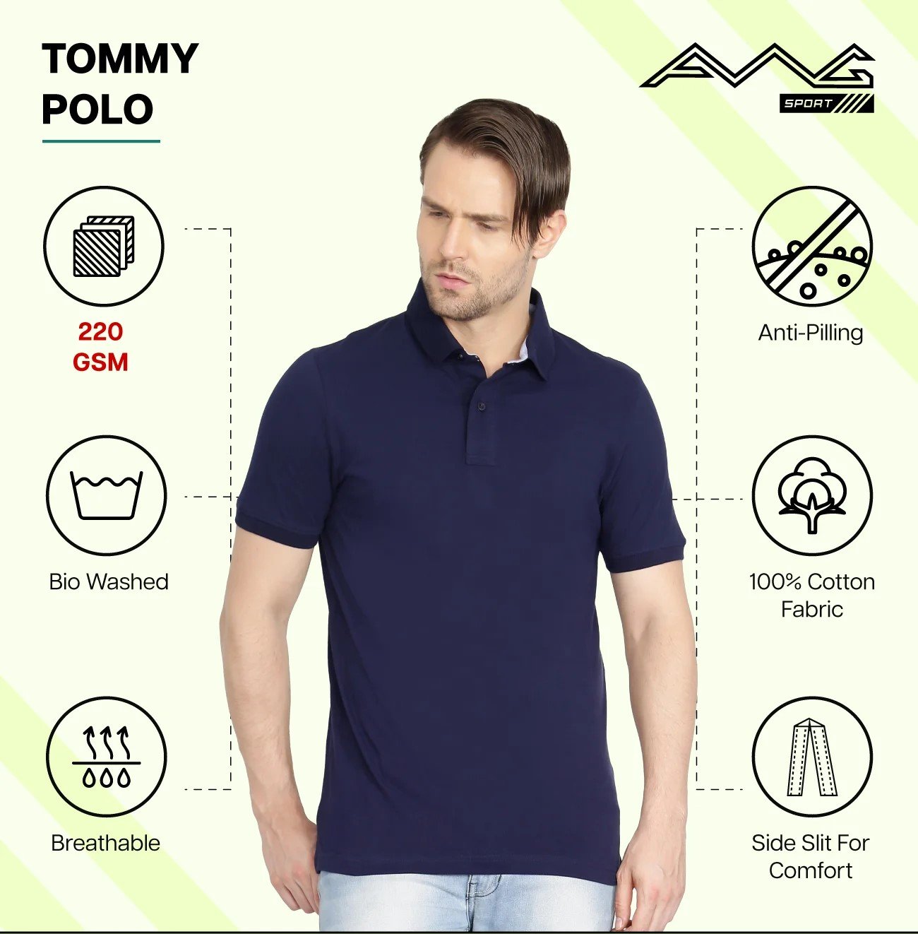 TOMMY Men's Polo T shirt for Top Wear online India