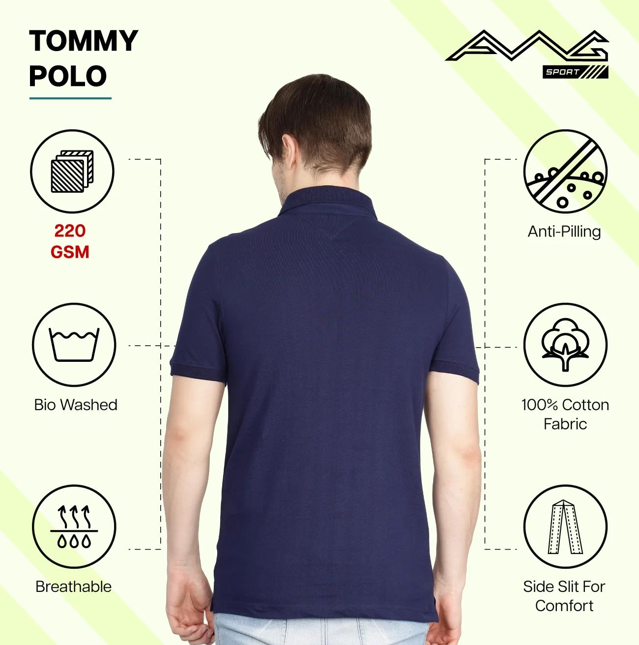 TOMMY Men's Polo T shirt for Top Wear online India