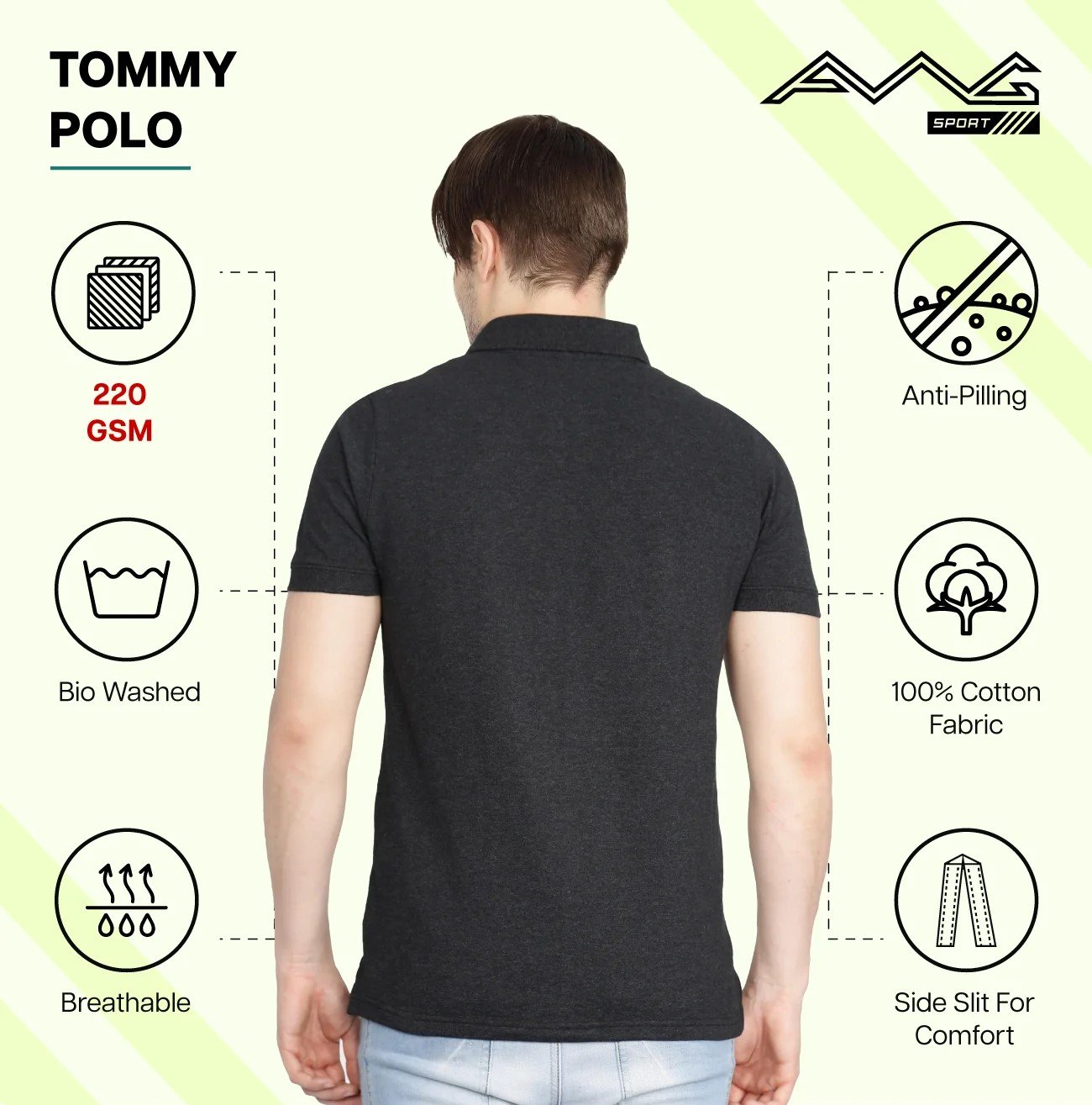 TOMMY Men's Polo T shirt for Top Wear online India