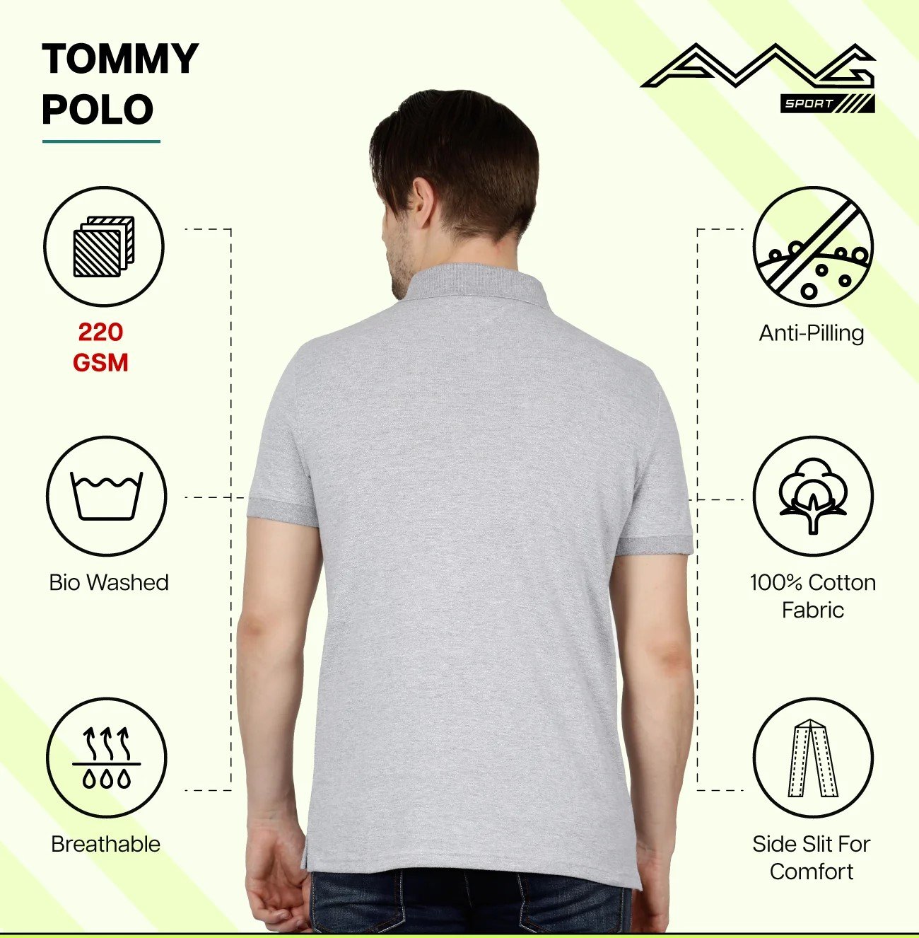 TOMMY Men's Polo T shirt for Top Wear online India