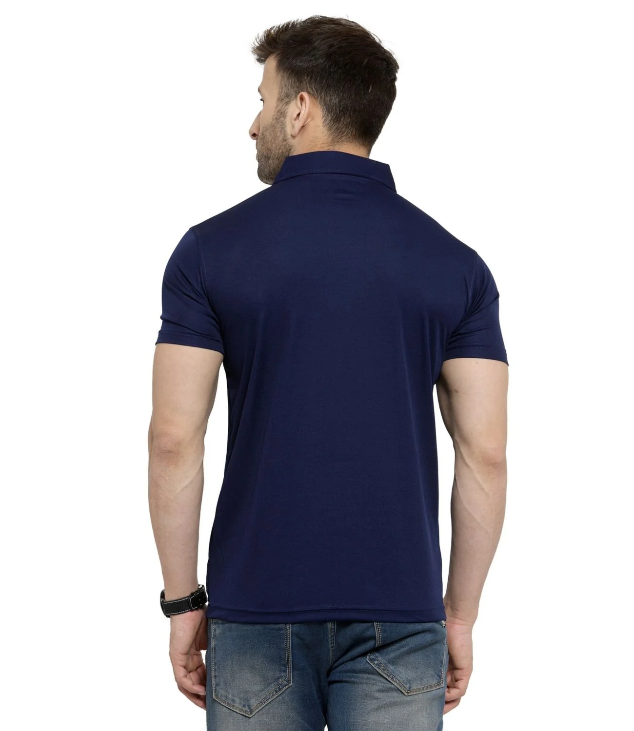 AWG Men's CRACKLE POLO TEE for Top Wear online India