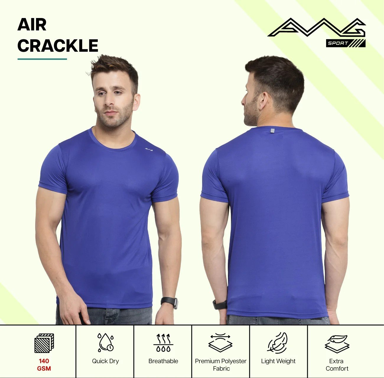 Men's AIR CRACKLE DRY FIT for Top Wear online India
