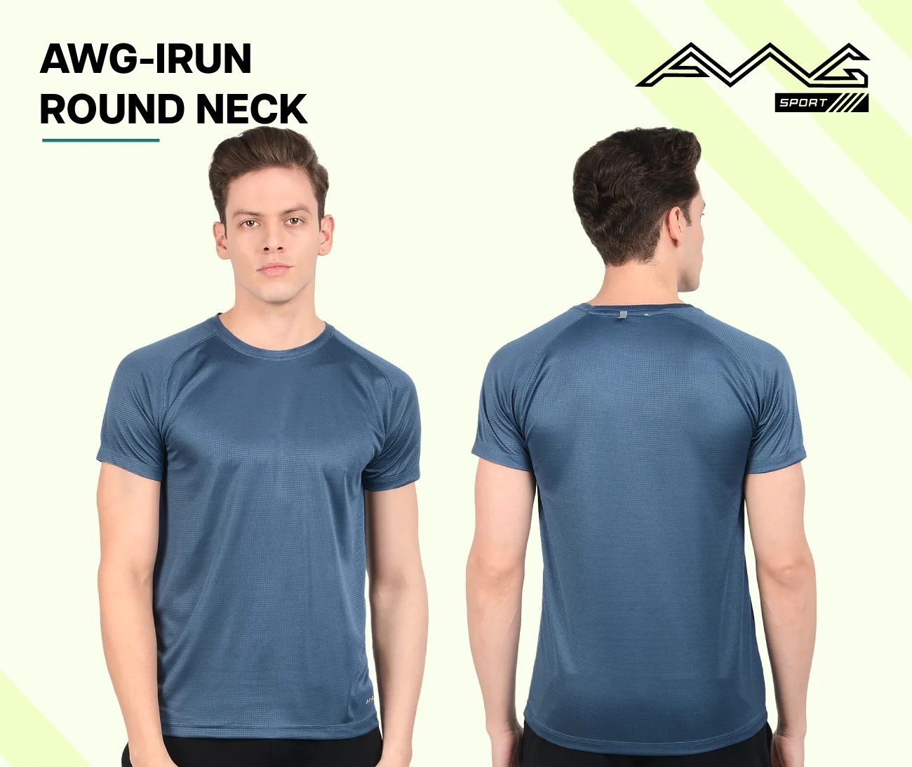 AWG-IRUN ROUND NECK DRY FIT T-Shirt for Top Wear online India
