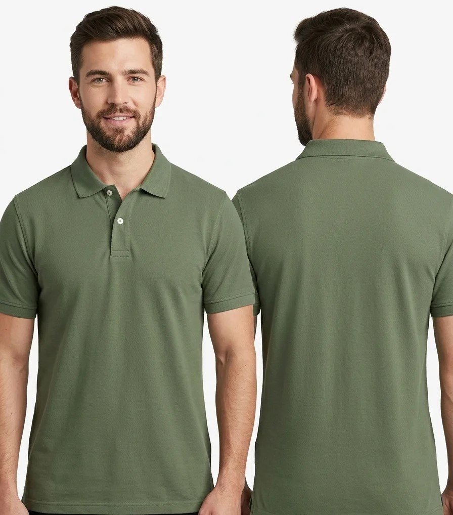 Men's Deccan Green collar T-shirt for Top Wear online India