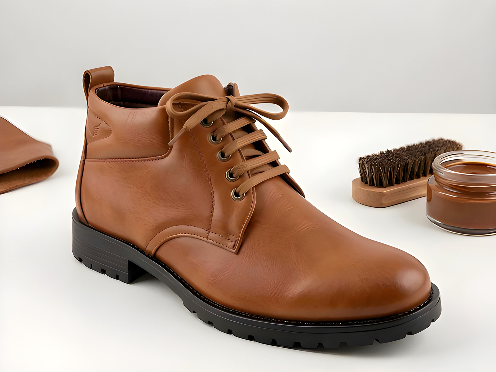 Latest Luxury Goat Leather Men Safety Boots | Heavy Duty Anti Slip Work Boots for Men for Men’s Footwear online India