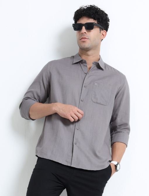 Men's Casual Button-Down Shirt for Effortless Style for Formal Wear online India