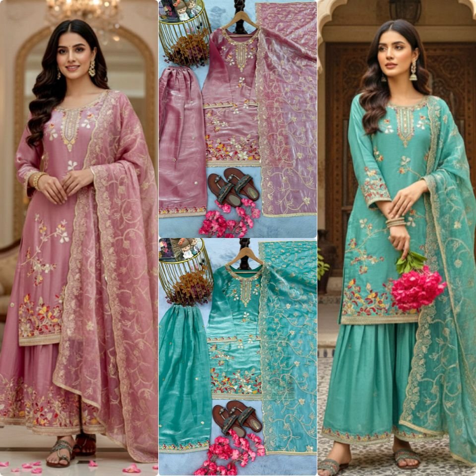Plazzo Set with PREMIUM DESIGNER READYMADE
