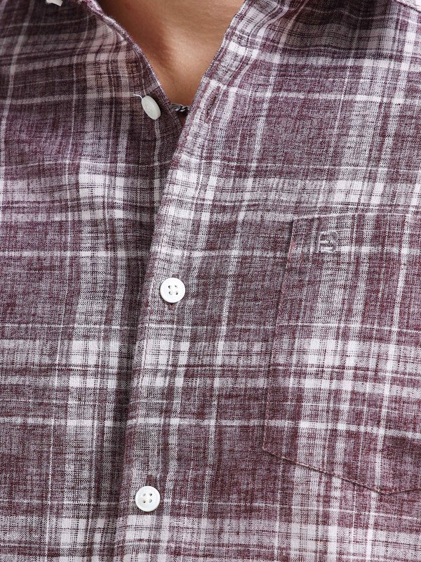 Men’s Checked Full Sleeve Shirt | Slim Fit Casual Cotton Shirt for Top Wear online India