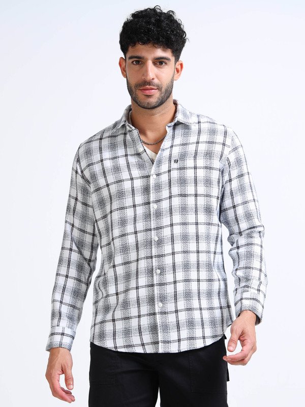 Men’s Plaid Casual Shirt | Full Sleeve | Button-Down | Regular Fit | Smart Casual Wear for Top Wear online India