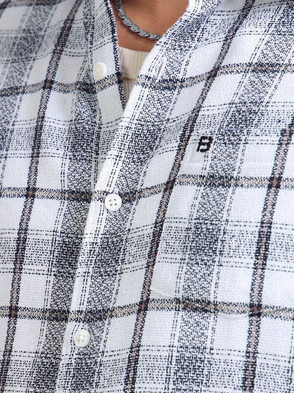 Men’s Plaid Casual Shirt | Full Sleeve | Button-Down | Regular Fit | Smart Casual Wear for Top Wear online India